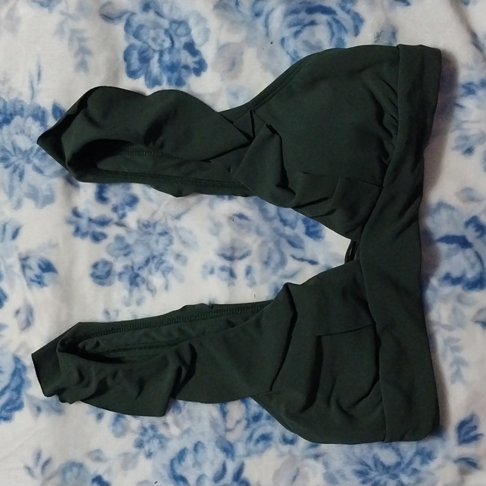 Green Robin Piccone swim top